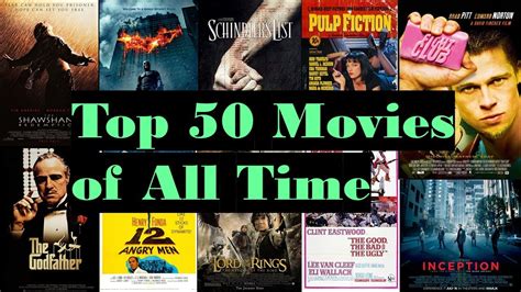 top 50 movies of all time imdb